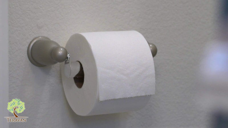 Teravan Standard Toilet Paper Holder Extender for Extra-Large Rolls â€“ Perfect for Double, Triple Rolls in Regular or Ceramic Bathroom Wall Holders, Silver, Set of 2 - Image 4